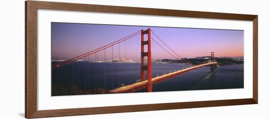 Night Golden Gate Bridge San Francisco Ca, USA-null-Framed Photographic Print