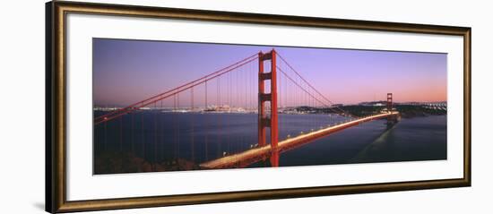 Night Golden Gate Bridge San Francisco Ca, USA-null-Framed Photographic Print