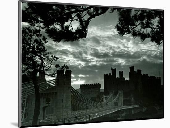 Night Hides the Scars of Seven Centuries; Conway Castle, March 1942-null-Mounted Photographic Print