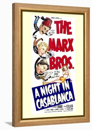 Night in Casablanca, 1946-null-Framed Stretched Canvas