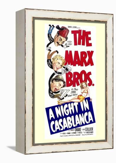 Night in Casablanca, 1946-null-Framed Stretched Canvas