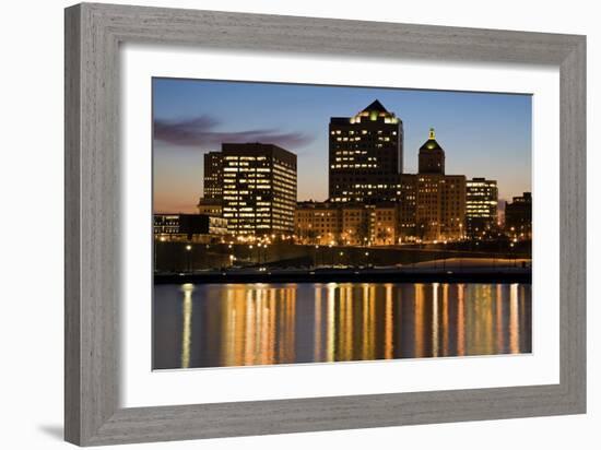 Night in Milwaukee-benkrut-Framed Photographic Print