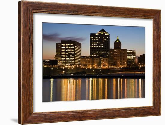 Night in Milwaukee-benkrut-Framed Photographic Print