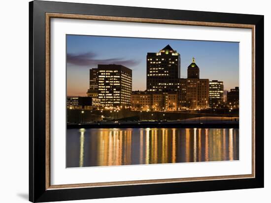 Night in Milwaukee-benkrut-Framed Photographic Print