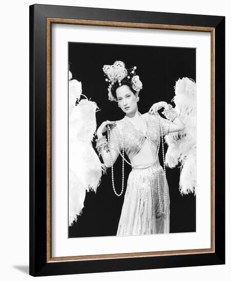 Night in Paradise, Merle Oberon, 1946-null-Framed Photo