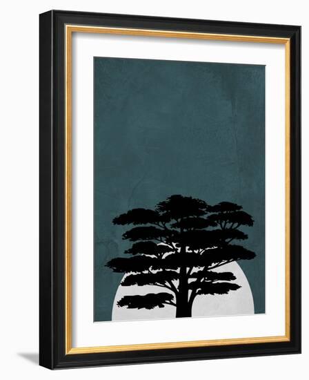 Night in Safari-Jasmine Woods-Framed Art Print