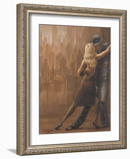 Night in the City-Zeph Amber-Framed Art Print