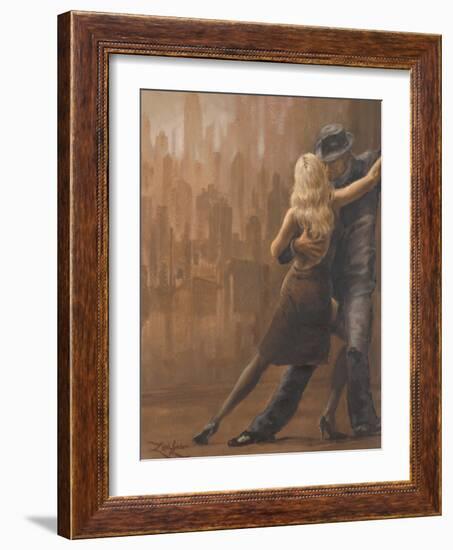 Night in the City-Zeph Amber-Framed Art Print