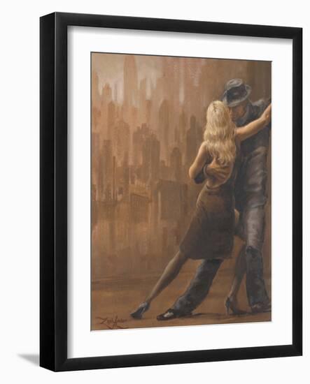 Night in the City-Zeph Amber-Framed Art Print