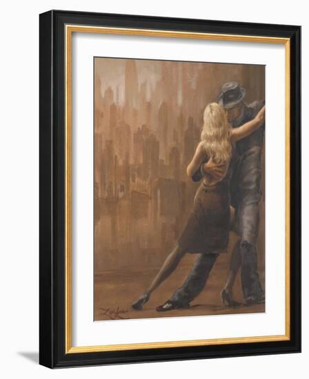 Night in the City-Zeph Amber-Framed Art Print