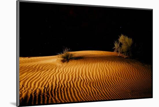 Night in the desert. Abu Dhabi, UAE.-Tom Norring-Mounted Photographic Print