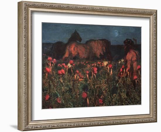 Night Is Coming, 1900-Mikhail Alexandrovich Vrubel-Framed Giclee Print