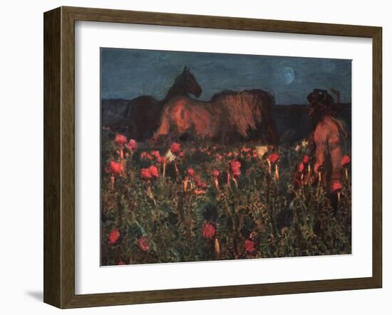 Night Is Coming, 1900-Mikhail Alexandrovich Vrubel-Framed Giclee Print