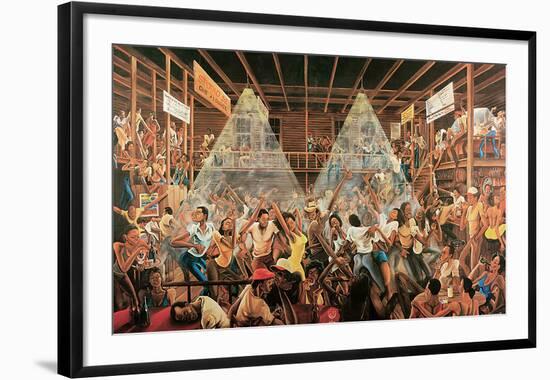 Night Life at the Studio-Ernest Watson-Framed Art Print