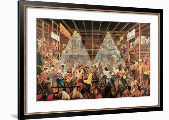 Night Life at the Studio-Ernest Watson-Framed Art Print