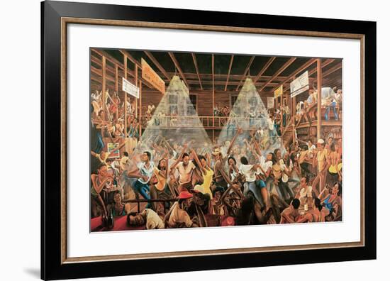 Night Life at the Studio-Ernest Watson-Framed Art Print