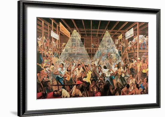 Night Life at the Studio-Ernest Watson-Framed Art Print