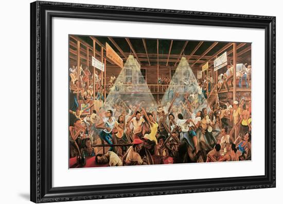 Night Life at the Studio-Ernest Watson-Framed Art Print