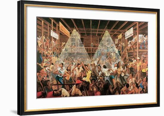 Night Life at the Studio-Ernest Watson-Framed Art Print