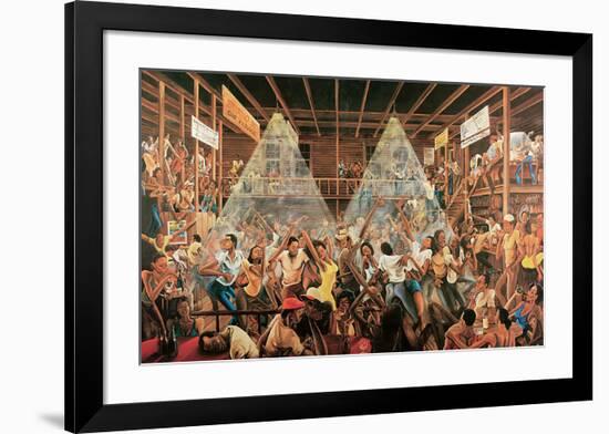 Night Life at the Studio-Ernest Watson-Framed Art Print