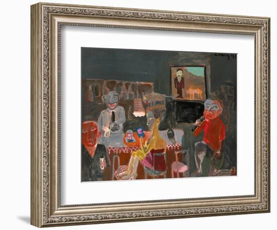 Night Life of Karaoke-Zhang Yong Xu-Framed Giclee Print