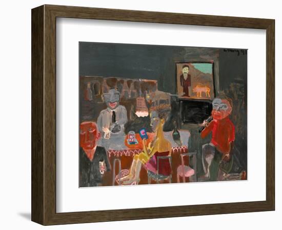 Night Life of Karaoke-Zhang Yong Xu-Framed Giclee Print