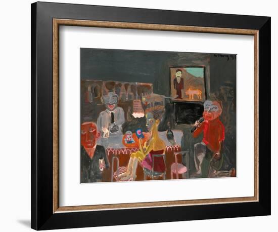 Night Life of Karaoke-Zhang Yong Xu-Framed Giclee Print