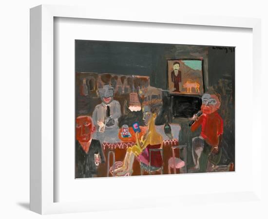 Night Life of Karaoke-Zhang Yong Xu-Framed Giclee Print