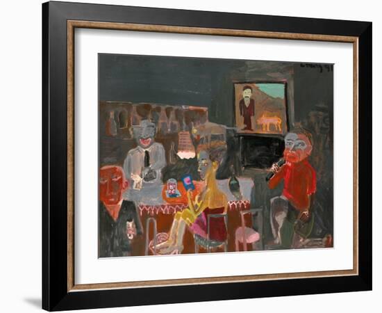 Night Life of Karaoke-Zhang Yong Xu-Framed Giclee Print