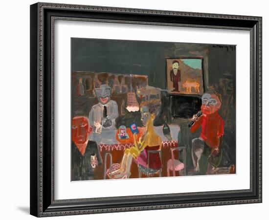 Night Life of Karaoke-Zhang Yong Xu-Framed Giclee Print