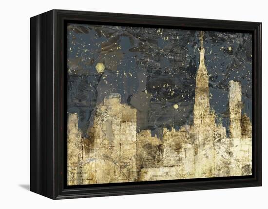 Night Life-Edward Selkirk-Framed Stretched Canvas