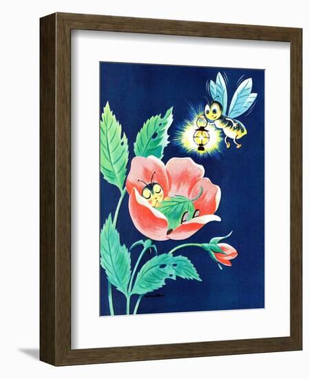 Night Light - Jack & Jill-Wilmer H. Wickham-Framed Giclee Print