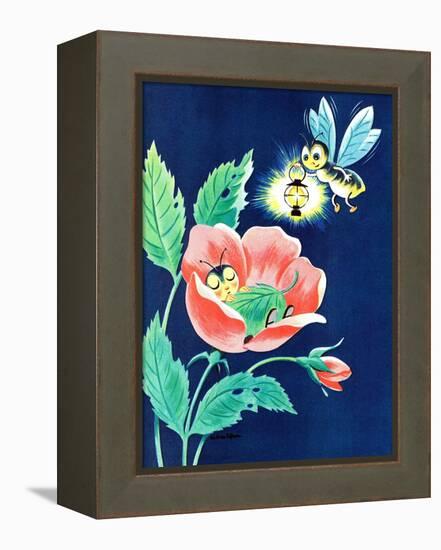 Night Light - Jack & Jill-Wilmer H. Wickham-Framed Premier Image Canvas