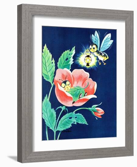 Night Light - Jack & Jill-Wilmer H. Wickham-Framed Giclee Print