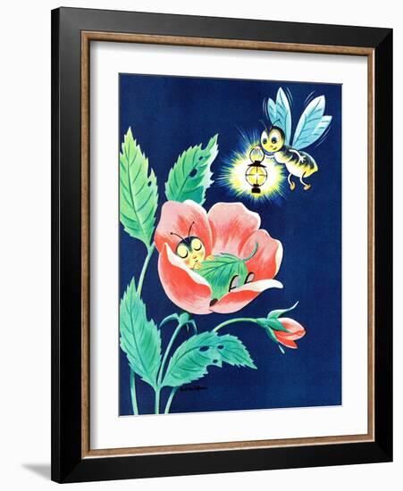 Night Light - Jack & Jill-Wilmer H. Wickham-Framed Giclee Print