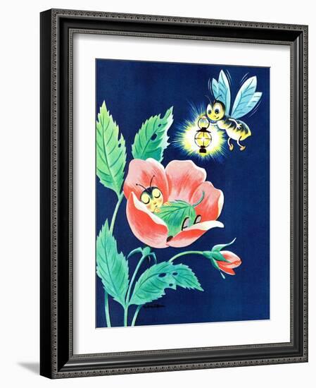 Night Light - Jack & Jill-Wilmer H. Wickham-Framed Giclee Print