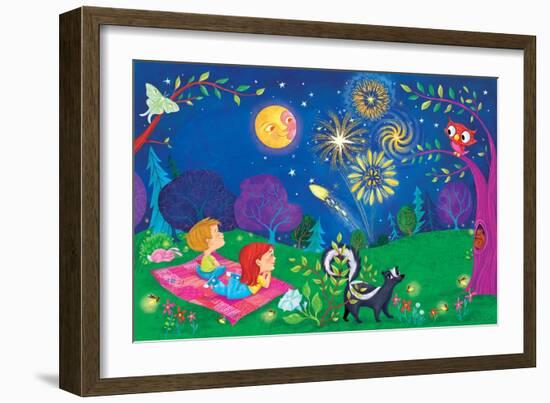 Night Light - Turtle-Elisa Chavarri-Framed Giclee Print