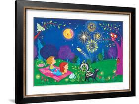 Night Light - Turtle-Elisa Chavarri-Framed Giclee Print