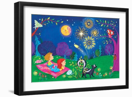 Night Light - Turtle-Elisa Chavarri-Framed Giclee Print