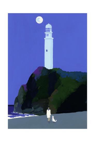Night Lighthouse Giclee Print Hiroyuki Izutsu Art Com Night Lighthouse Giclee Print Hiroyuki Izutsu Art Com