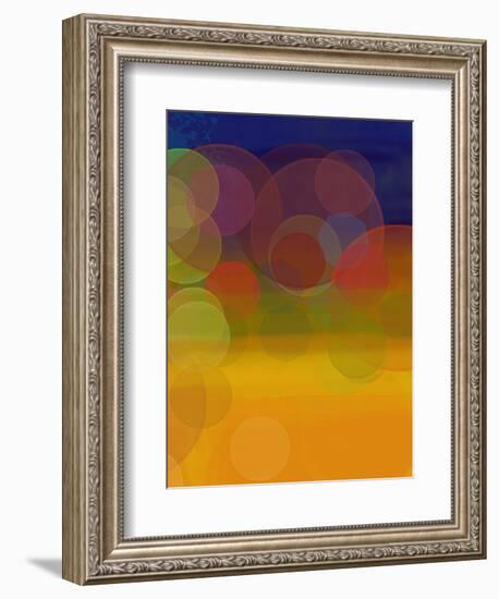 Night Lights 1-Jan Weiss-Framed Art Print