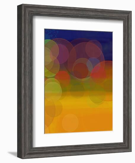 Night Lights 1-Jan Weiss-Framed Art Print