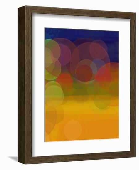 Night Lights 1-Jan Weiss-Framed Art Print