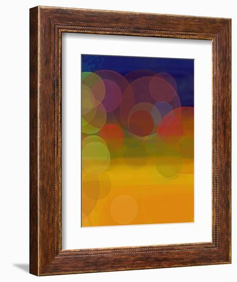 Night Lights 1-Jan Weiss-Framed Art Print