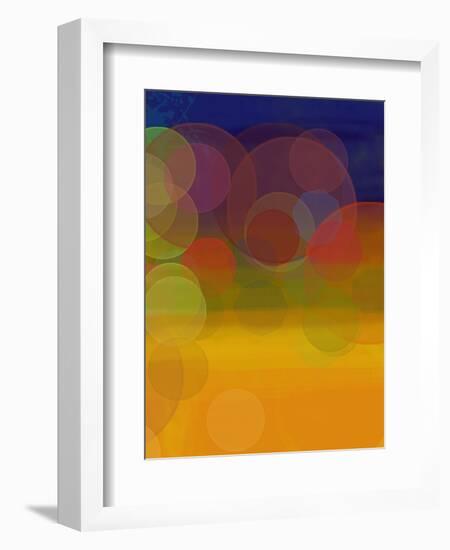 Night Lights 1-Jan Weiss-Framed Art Print