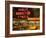 Night lights of Pike Place Market in Seattle, Washington, USA-Janis Miglavs-Framed Photographic Print