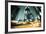 Night Lights of the Hong Kong out of Focus-Iakov Kalinin-Framed Photographic Print