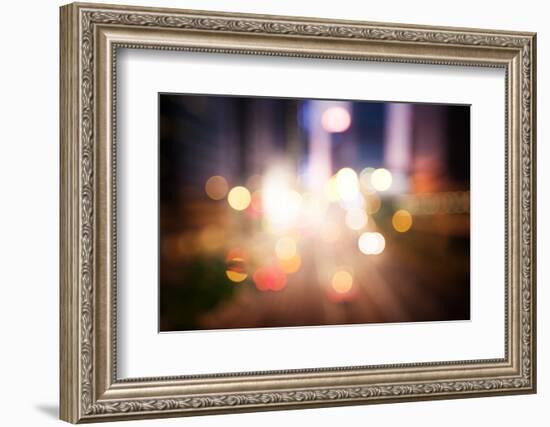 Night Lights of the Hong Kong-Iakov Kalinin-Framed Photographic Print