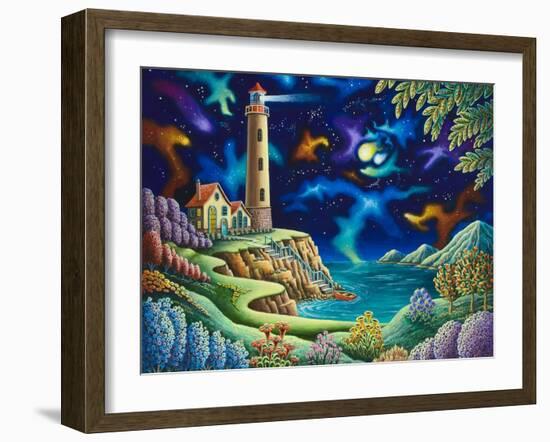 Night Lights-Andy Russell-Framed Art Print