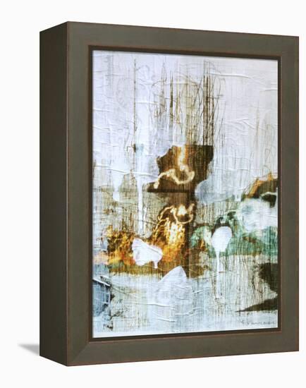 Night Lights-Enrico Varrasso-Framed Stretched Canvas